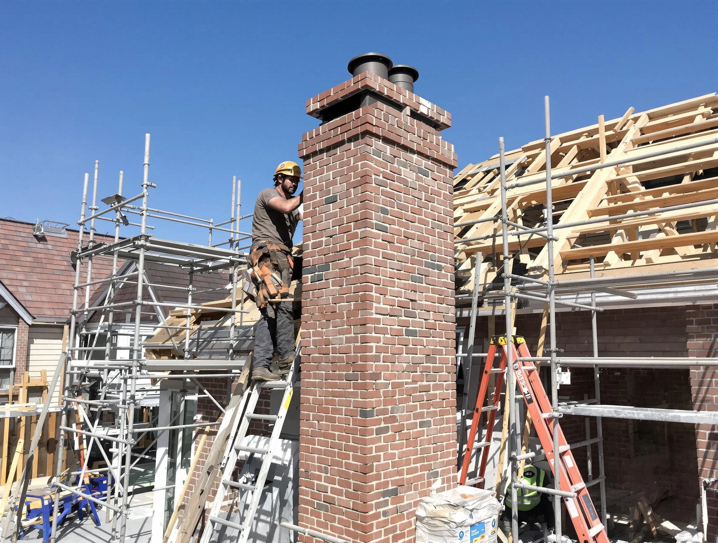 New chimney installation completed by Milliken Chimney Sweep in Milliken, CO