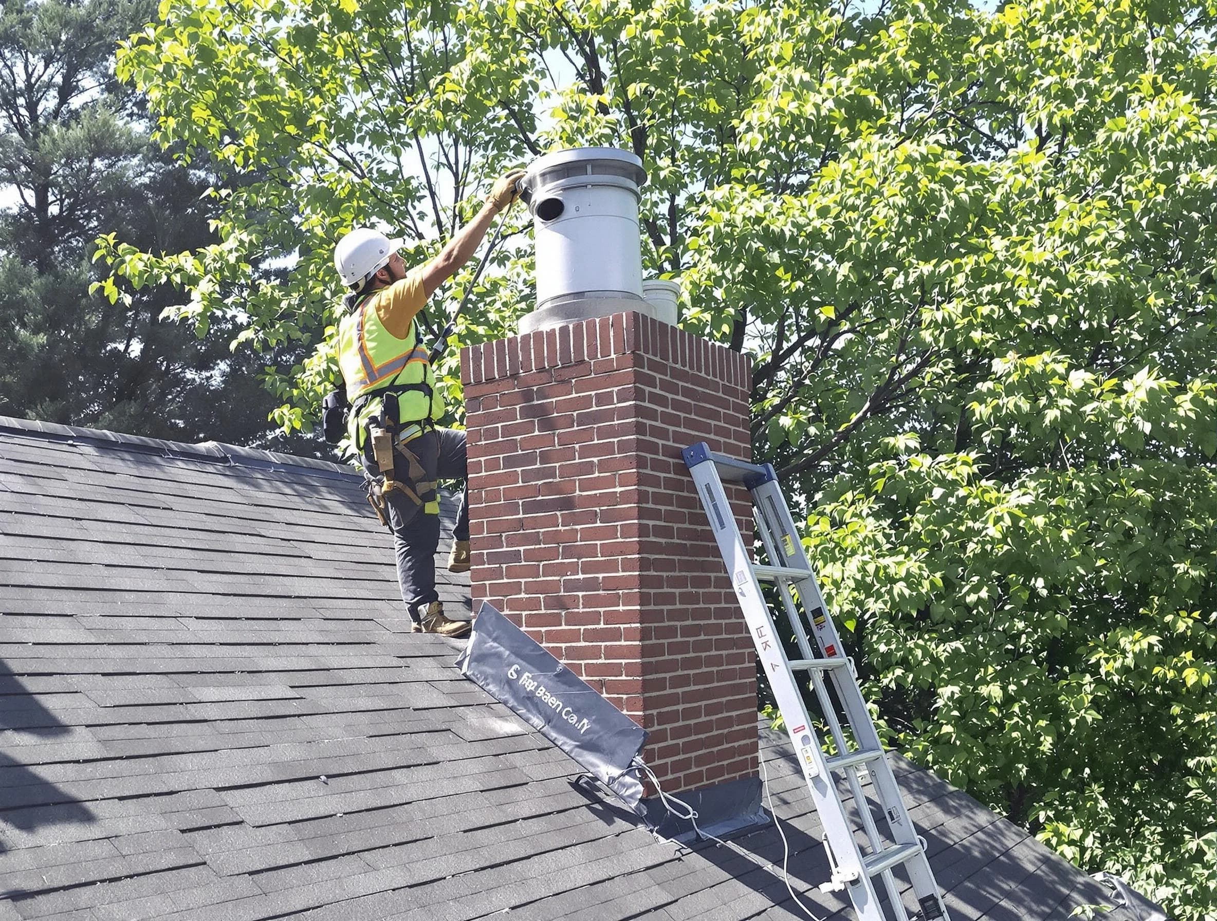 Chimney liner inspection by Milliken Chimney Sweep in Milliken, CO