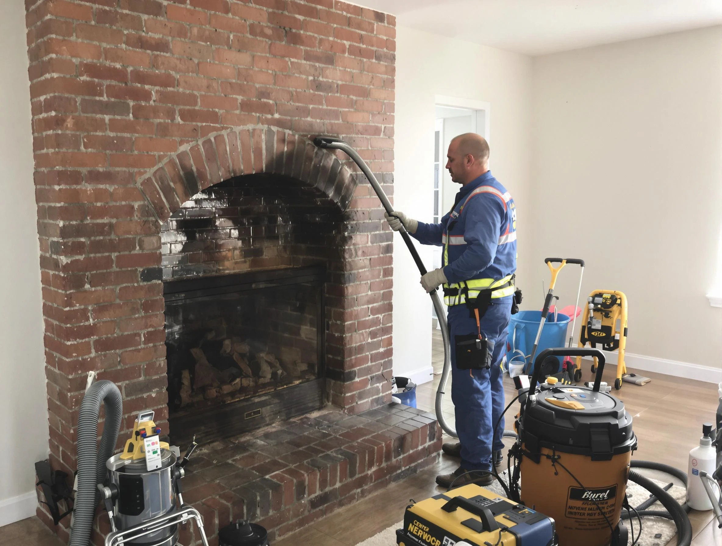 Milliken Chimney Sweep expert performing detailed chimney sweep in Milliken, CO